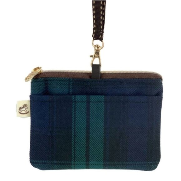 Waterproof Plaid Coin Purse & Card Pouch Holder - Picture 1 of 13